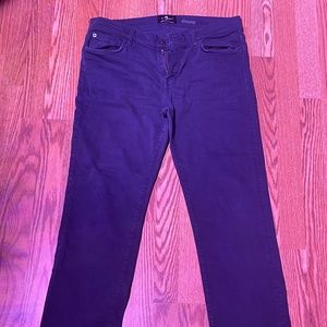 7 for all mankind mens pants size 34 slim